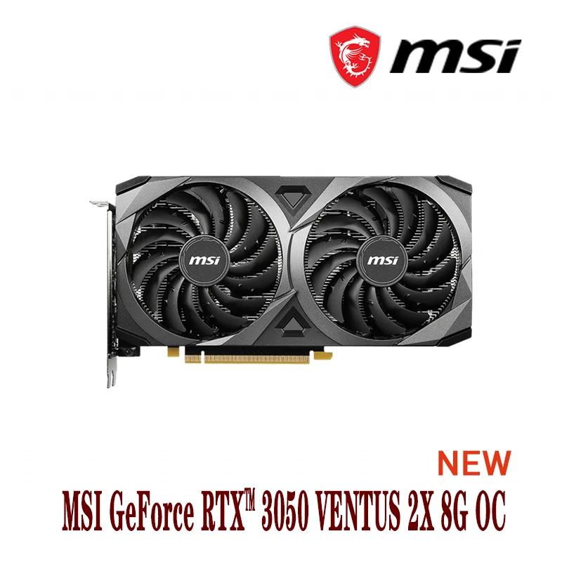 MSI GeForce RTX™ 3050 VENTUS 2X 8G OC Support AMD Intel Desktop CPU LHR NEW