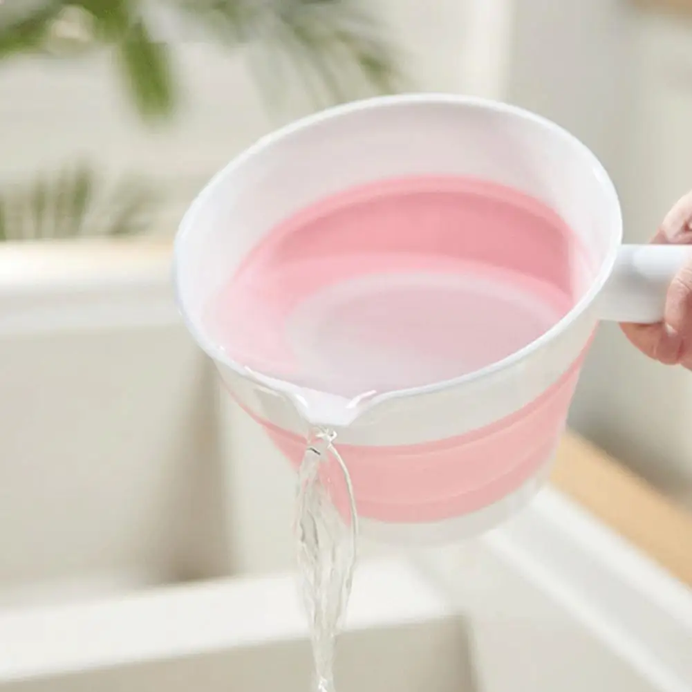 Convenient Kitchen Water Ladle Space-saving Kitchen Water Scoop Foldable Tool Camping Folding Scoop