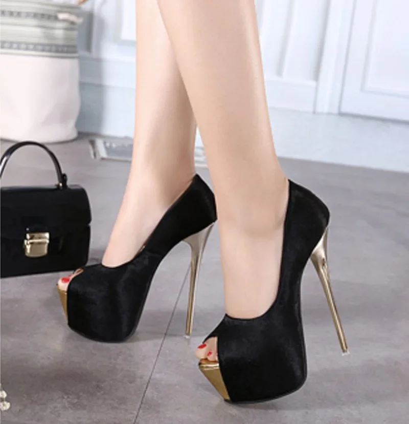 

Туфли-лодочки Comem женские на шпильке, пикантные туфли на шпильке, высокий каблук 16 см, золотистые, розовые, большие размеры 43 44 45 2023