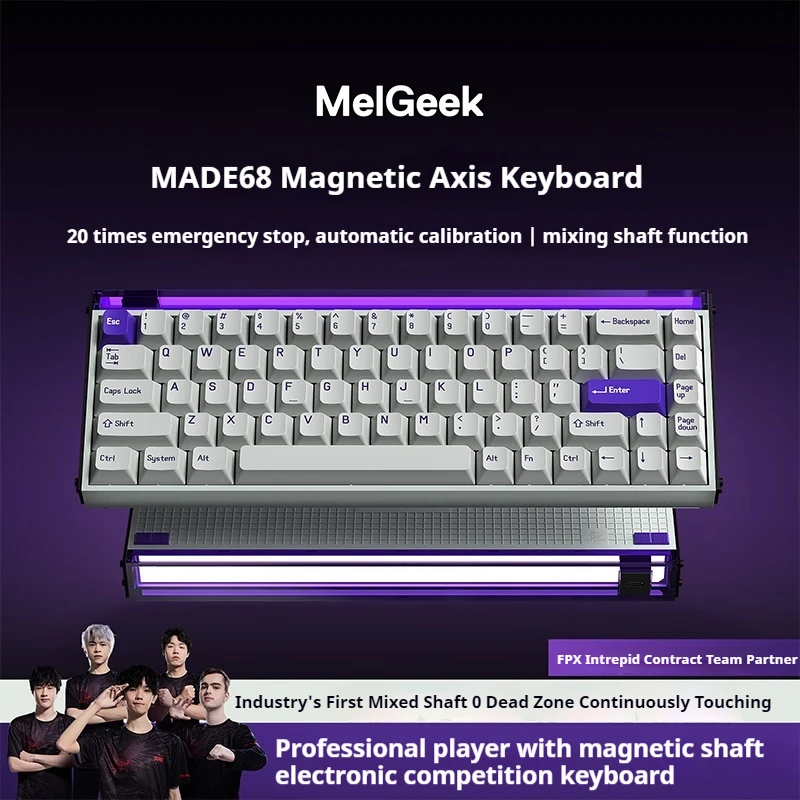 Melgeek Made 68 Magnetic Axis Keyboard Wired Customized