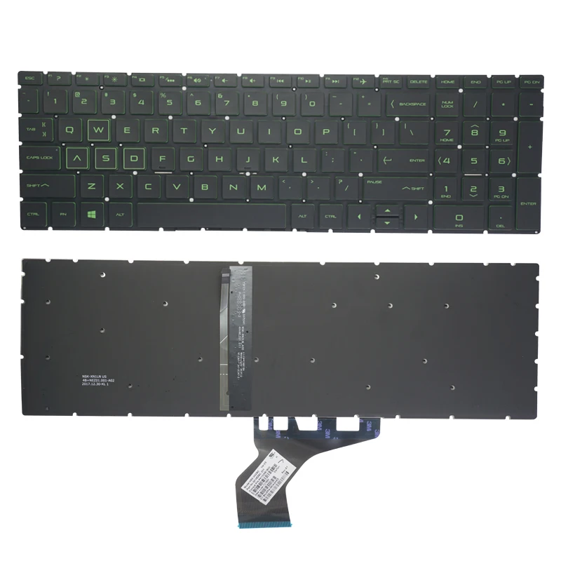 

US Backlit keyboard FOR HP Pavilion 15-DA 15-CX 15-DB 15-DX 15-DR 250 G7 255 256 G7 15-CN 15-CS 15-CR 15-CW 17-BY 17-CA TPN-C135