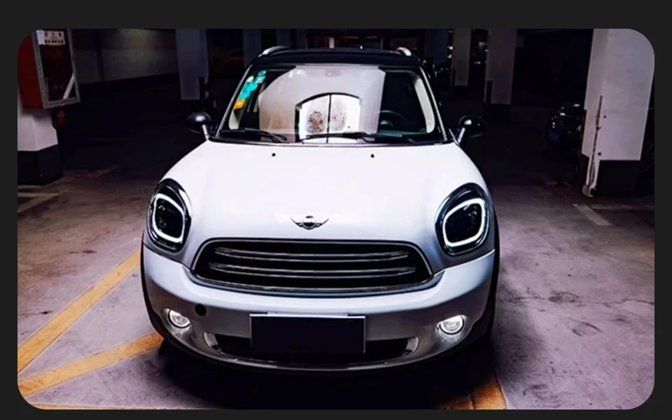 AKD Head Lamp for MINI Countryman R60 LED Headlight 2007-2016 Headlights R60 DRL Turn Signal High Beam Angel Eye Projector Lens