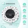 Shower Cap Terry Cloth Lined EVA Exterior Reusable Triple Layer Waterproof Large Bath Hair Cap for All Hair Hotel Shower Caps 6