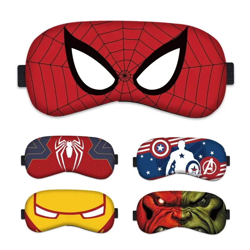 Spider-Man Iron Man Sleeping Mask Sleeping Blindfold Soft Eye Masks Creative Eye Cover Maschera Maschile Eyeppatch Nap Health Eye Cover
