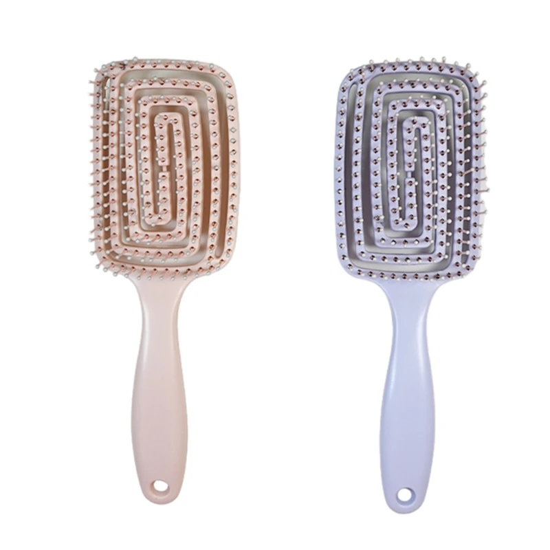 Curved Vent Styling Hair Brushes for Women Men Detangling Brush Wet Dry New Dropship