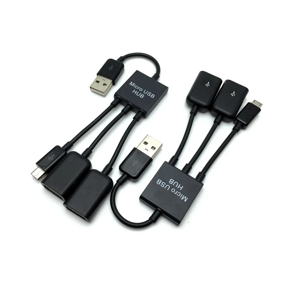 

Новый концентратор с 2 портами USB 2,0 и кабелем Micro USB для зарядки смартфонов Samsung Galaxy S3 S4 S5 и компьютеров