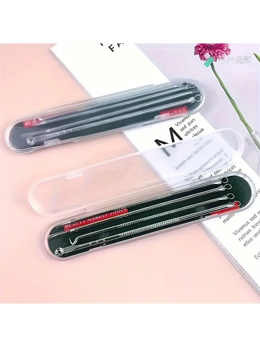 Stainless Steel Acne Removal Tool Set for Blackheads and Pimples