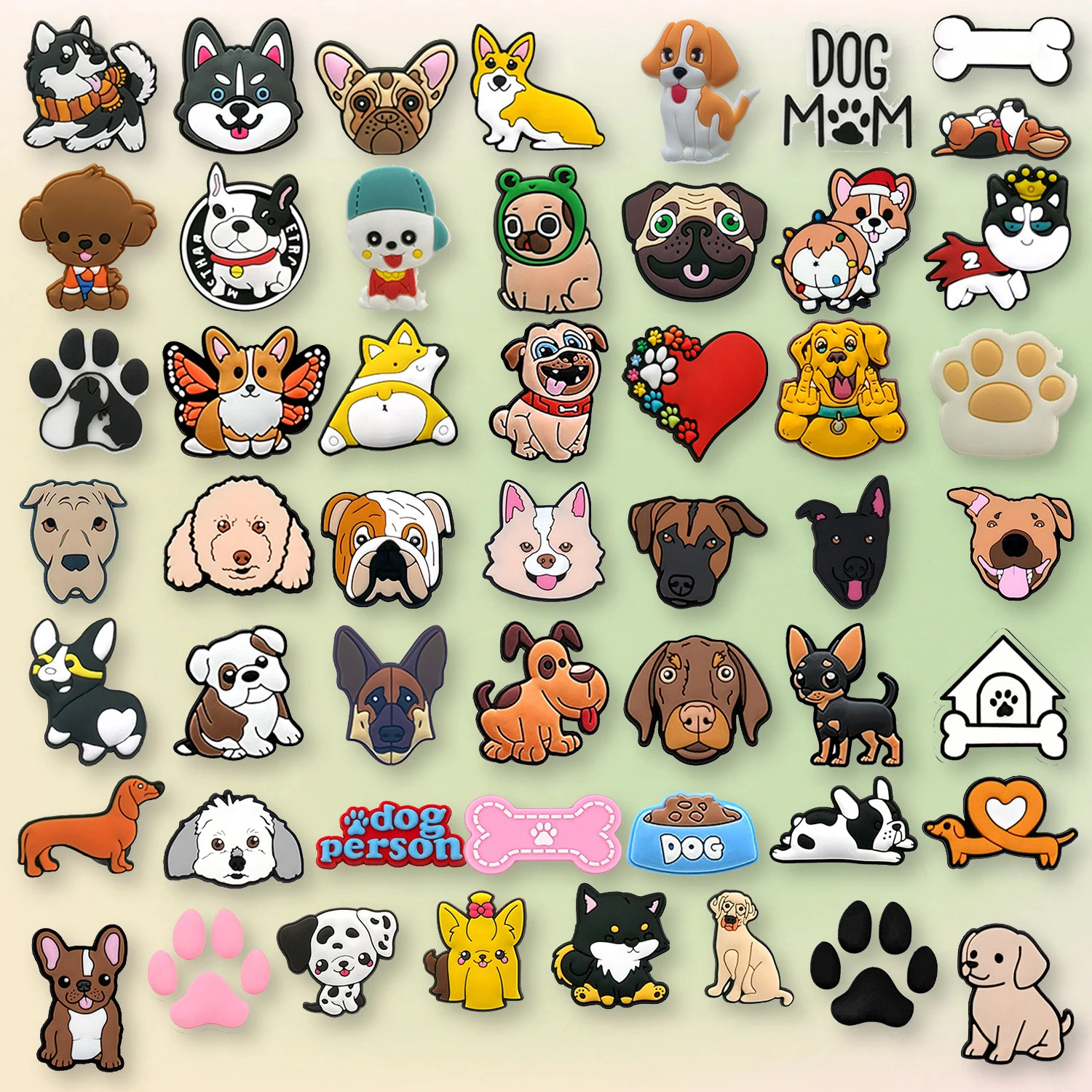 

50 шт., подвески для детской обуви