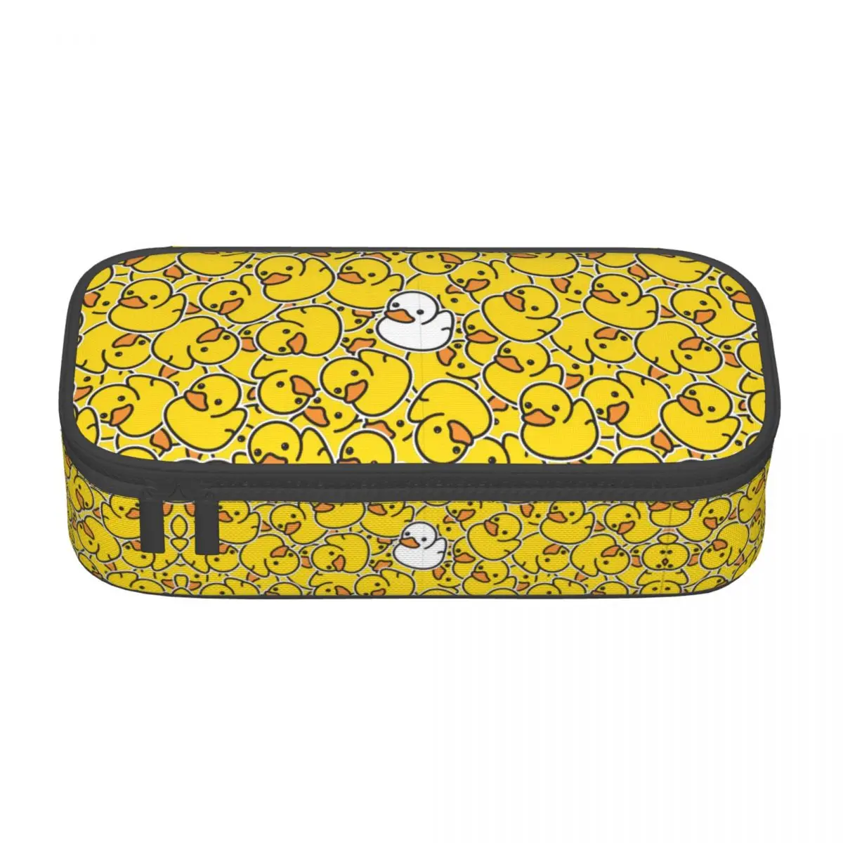 Cute Yellow Classic Rubber Duck Pencil Cases for Girl Boy Large Capacity Pencil Bag Stationery