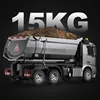 Alloy Auto RC Engineering Truck Crawler Toy 1/20  2.4GHz Remote Wireless Car Model Dump Trucks Tractor Cars Boys Childrens Gift 2