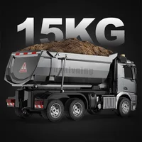 Alloy Auto RC Engineering Truck Crawler Toy 1/20  2.4GHz Remote Wireless Car Model Dump Trucks Tractor Cars Boys Childrens Gift 2