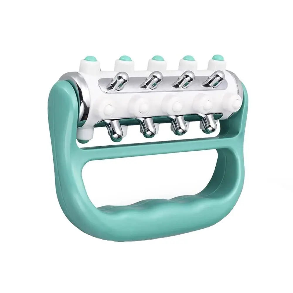 Massage Roller Electroplated Roller Massager Portable Handheld Anti Relief Blasting Massage Roller Muscle Massage Fascia Massager