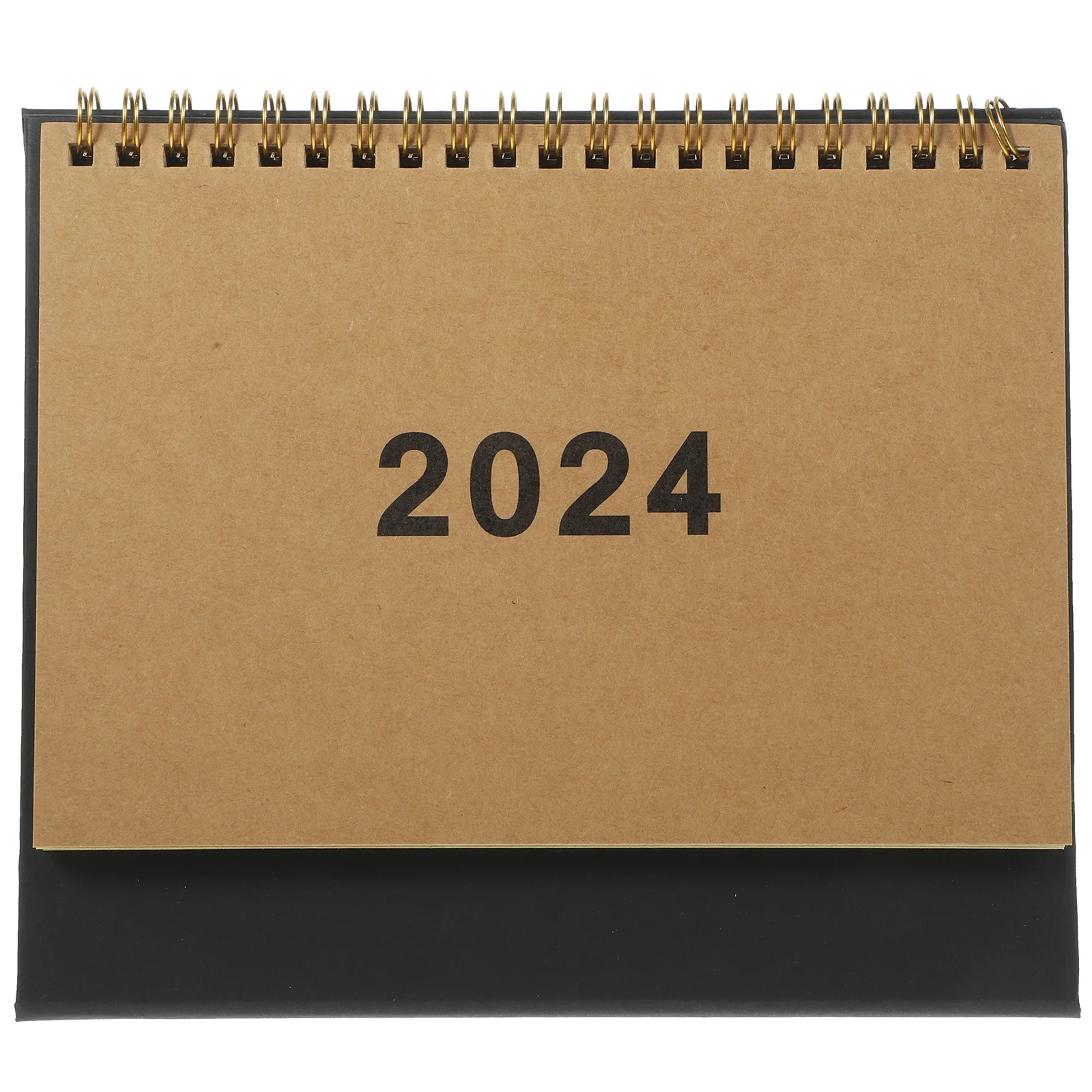2024 Desk Calendar Christmas Gifts Decorative Month Xmas Spiral Binding Calendars Paper Small Household