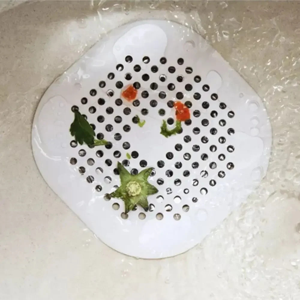 Sink Drain Strainer Hair Catchers Rubber Shower Bathtub Floor Filter Water Stopper Silicone Bathroom Kitchen Deodorant Plug drain filter drain strainer hair catcher stopper