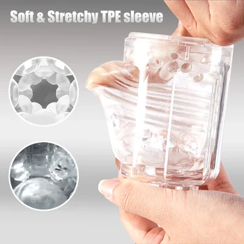 Automatic Telescopic Rotation Male Masturbator Sex Toy for Men Simulation Vagina Blowjob Pussy Masturbation Cup Adult Goods 6