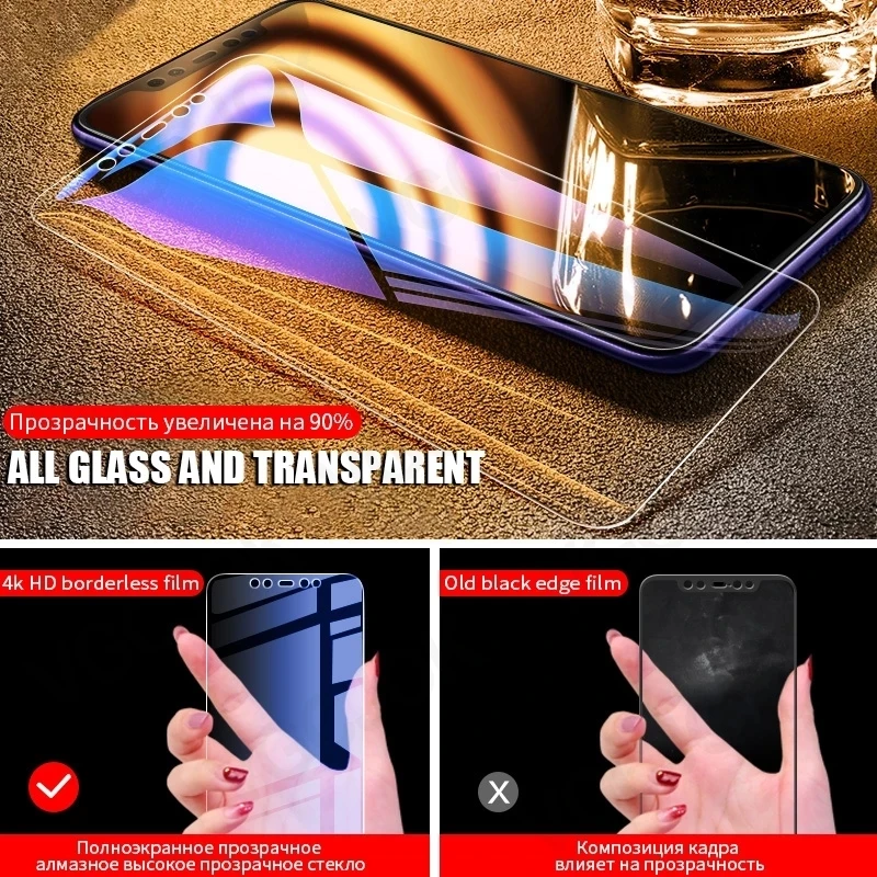 Tempered Glass For Infinix Hot 10 9 Play 10S NFC 10T  Smart 5 10Lite Lite Note 8 8i 7 S4 S5 Pro Note8 Screen Protector Film — view 5