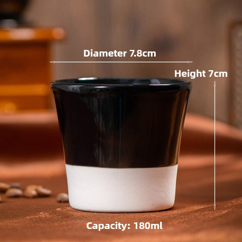 Handcrafted Arabic Coffee Ceramic Mug – Color Glaze Middle Eastern Espresso Cup Gift Set