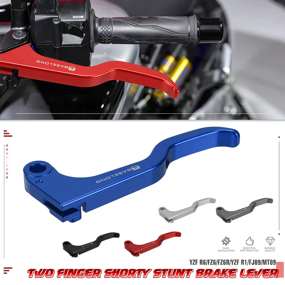 

2023 для Yamaha R6 YZFR6 1999-2023 YZF R1 R7 с двумя пальцами 10% Малый трюковый тормозной рычаг мотоцикла Фриз YZF R6 GYTR YZFR6 RACE