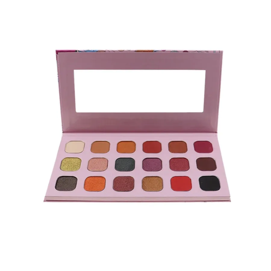 

Private Label 18-color Eyeshadow Palette Waterproof Matte Shimmer Pigment Long Lasting Easy To Wear Eyes Bulk Makeup Custom