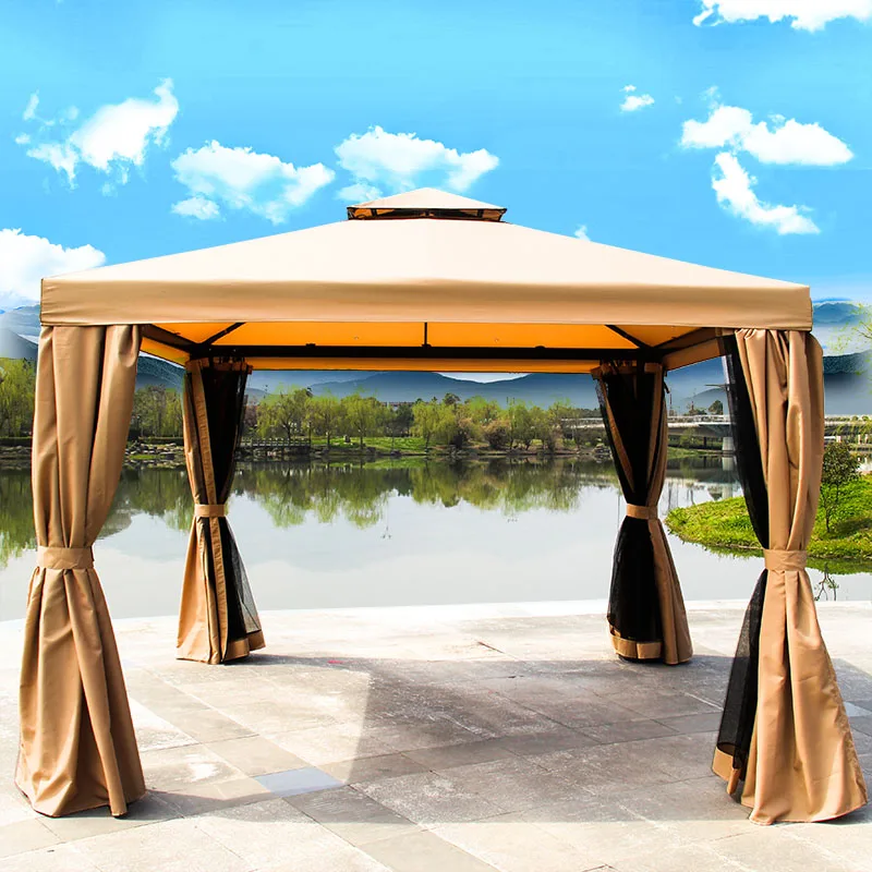 

Outdoor sunshade uv protection backyard pavilion tent 3.5X4.5 garden tent commercial advertising tent