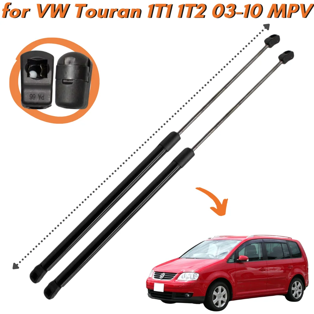 

Qty(2) Trunk Struts for Volkswagen VW Touran 1T1 1T2 MPV 2003-2010 1T0827550C Rear Tailgate Boot Lift Supports Shock Absorbers