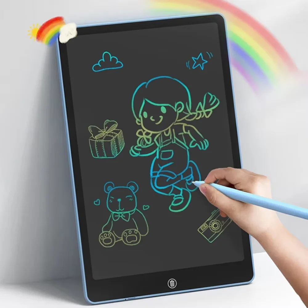 10/12/16 pollici LCD Tavoletta da disegno Tavolo da disegno Montessori Giocattoli educativi da disegno per bambini Studenti Lavagna magica Regali giocattolo - immagine 2
