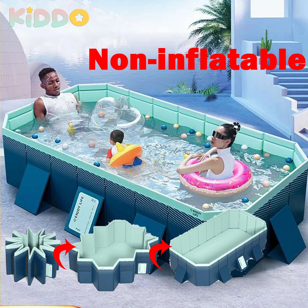 Foldable Pool For Pool Non Inflatable 3M Hihat PVC Swimming Pool