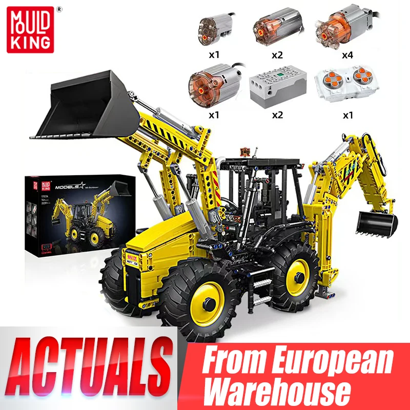 Mould king 17036 Zdalnie sterowana Koparka z klocków z EU za $123.34 / ~459zł