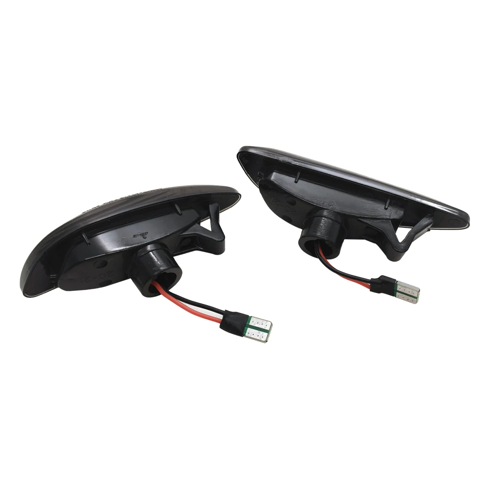 2PCS Amber LED Car Front Bumper Side Marker Indicator Lights Turn Signal Blinker Lights For Hyundai Solar Verna Accent I20