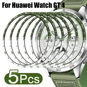 화웨이 워치 GT4 용 스크래치 방지 보호 커버 필름, 유리 아님, 46mm 스크린 보호대, 3D 커브드 필름