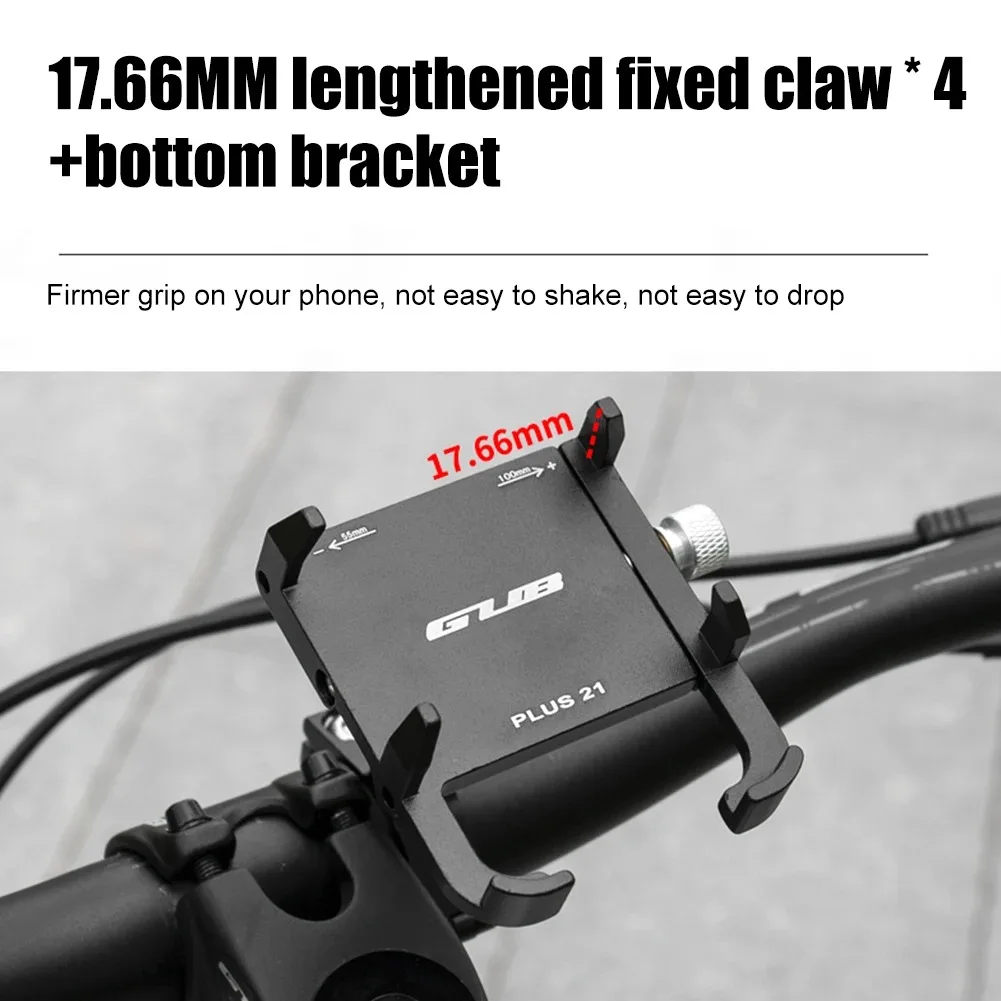 Gub plus 21 Motorrad Fahrrad Telefon halter Aluminium legierung Handy halter Halterung drehbare verstellbare rutsch feste Fahrrad teile – Detail 5