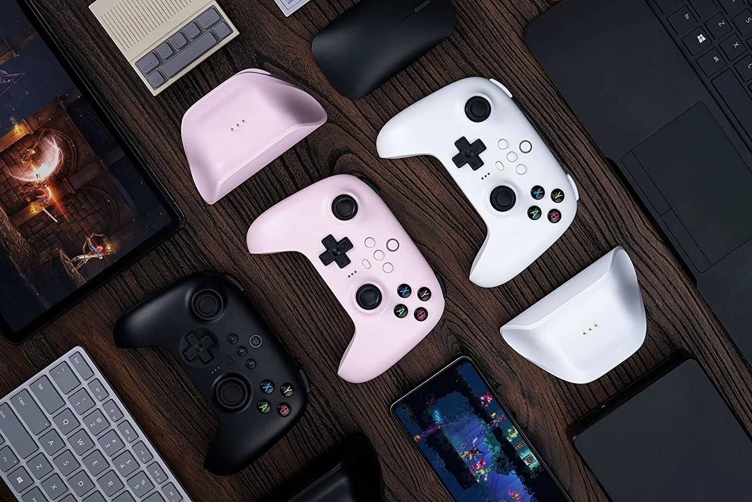 2024 8BitDo Ƽ  2.4G  Ʈѷ, PC,  10,11, , ȵ̵  ũ , ǰ