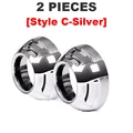 2pcs Style C Silver