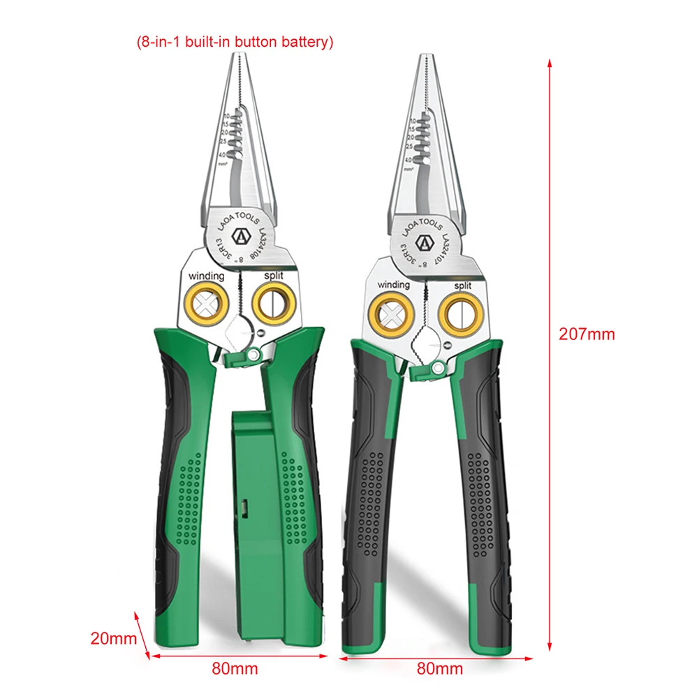 Special Wire Stripper For Electrician Multi-functional Wire Splitting Pliers Crimper Cable Cutter For Wire Splitting Crimper 6