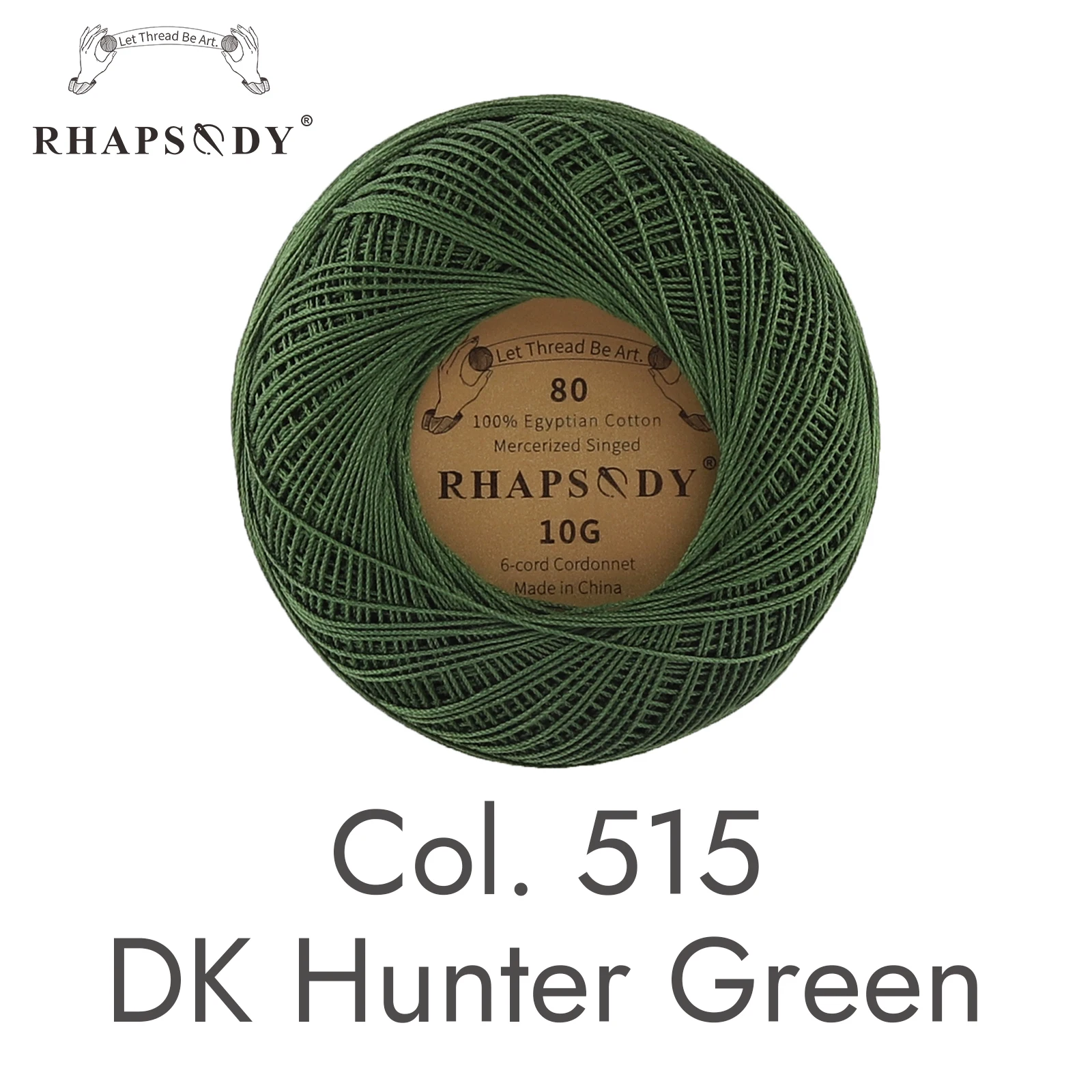 Rhapsody Größe 80 100% Ägyptische Baumwolle Doppelt Gesengter Mercerisierter Faden 10G 184 Yard Für Alle Nadelarbeiten Häkeln Zierknoten Stricken – Detail 22
