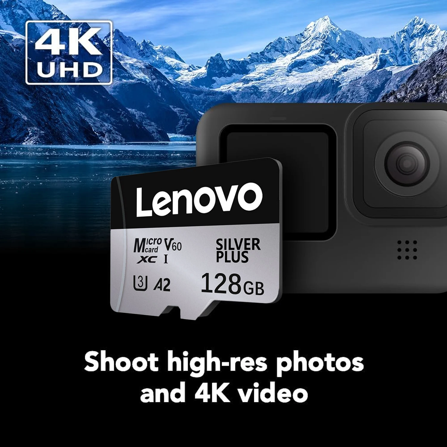 레노버 마이크로 SD 카드 1TB 고속 메모리 카드 128GB 256GB 512GB 4K V60 플래시 카드 64GB TF 카드 휴대폰 카메라 드론용