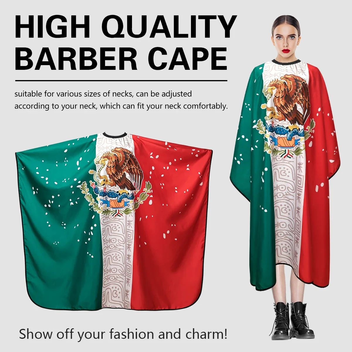 Barbershop Hair Hairdresser Haircut Apron Salon Waterproof Hairdressing Cloth Cape Professional Barber Accessories Supplies