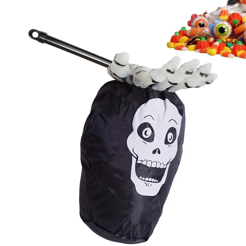 

Halloween Treats Bags Unique Gift Bags For Trick Or Treat Halloween Buckets With Handle Anti-Fade Cute Tote Bucket Funny Candy