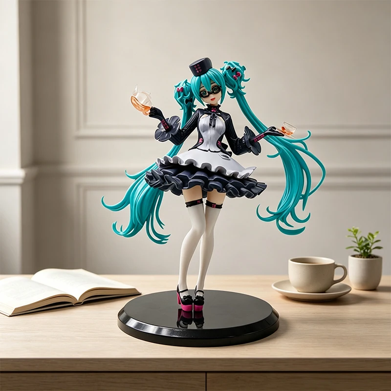 Miku Coffee Maid PVC Action Figure - Anime Collectible Toy Gift