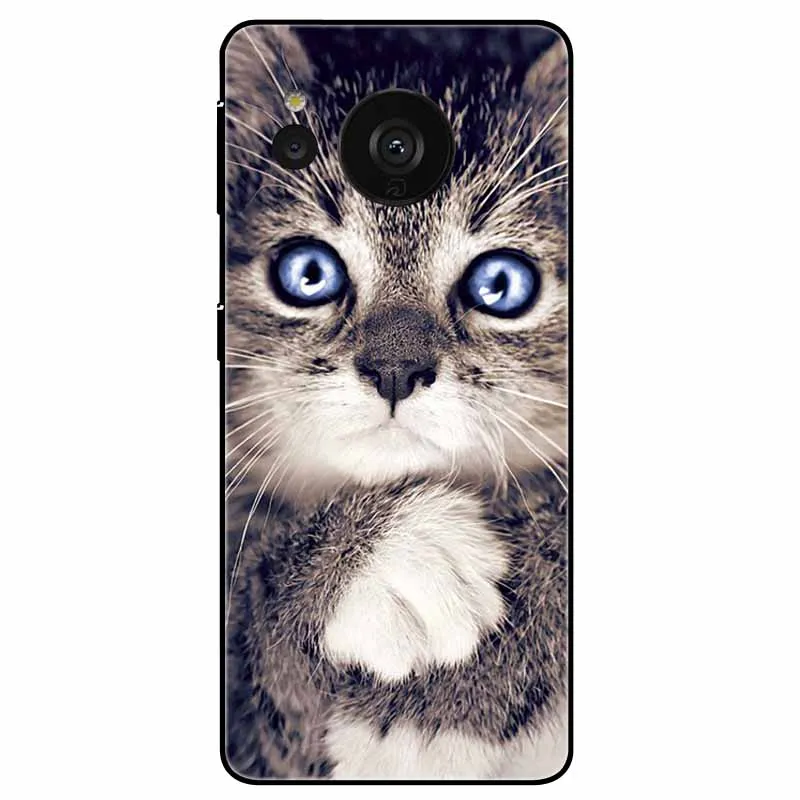 Elegant Black Lion Cats Silicone TPU Protective Case