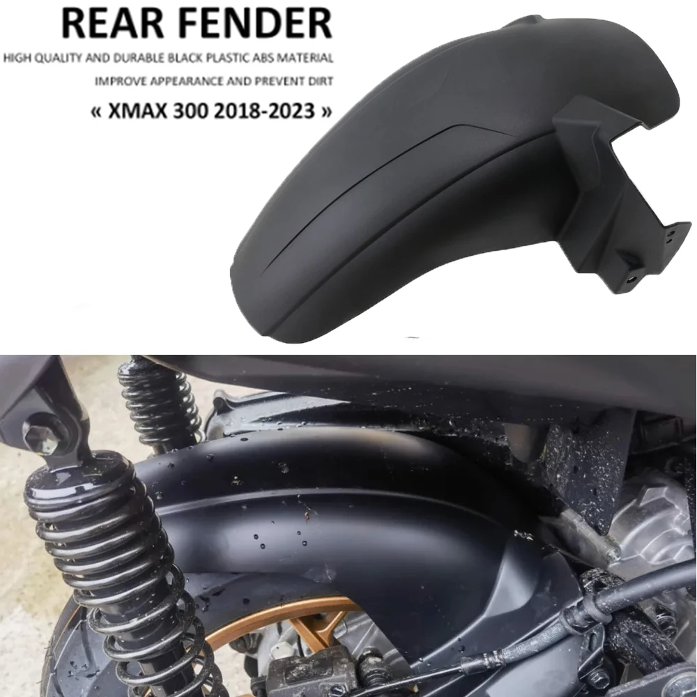 

Заднее крыло мотоцикла ABS черный Аксессуар подходит для YAMAHA XMAX 300 2018-2023