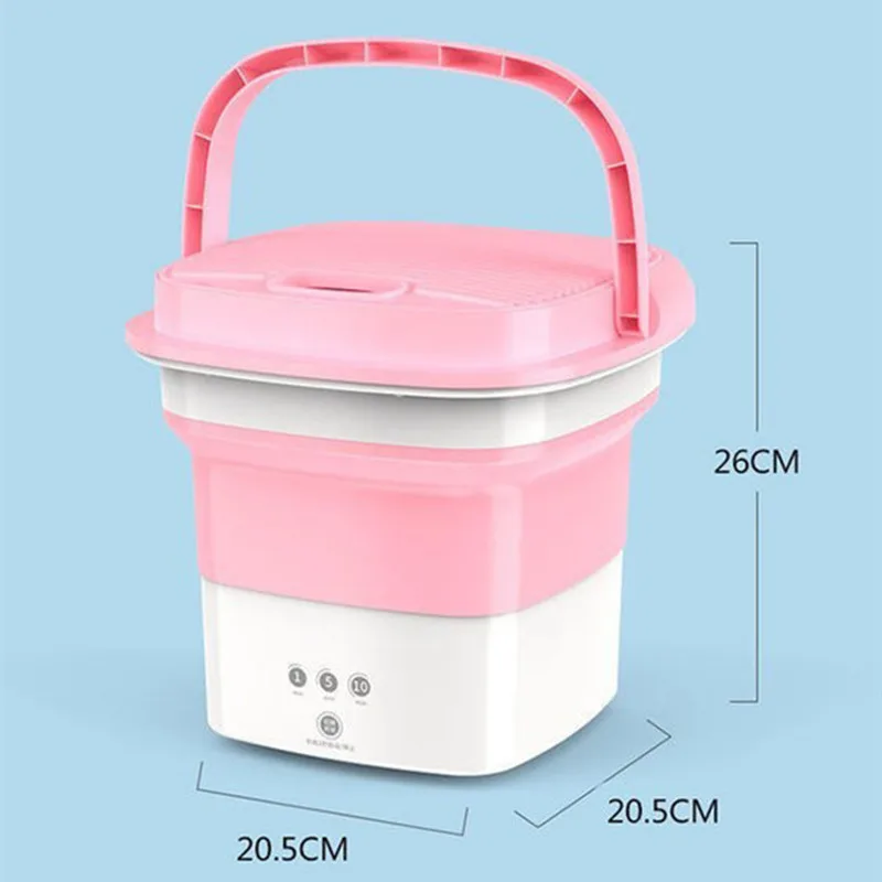 Inttox-Machine à Laver Portable pour Vêtements d'Enfants