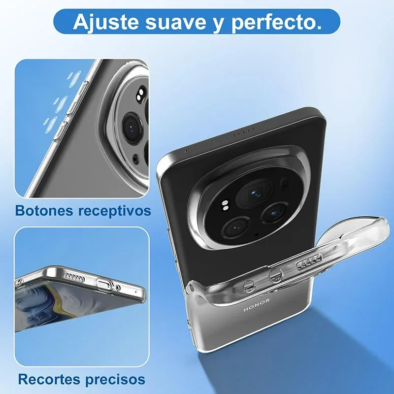 Premium Clear Silicone Shockproof Phone Case - Ultra Thin & Soft Protective Cover