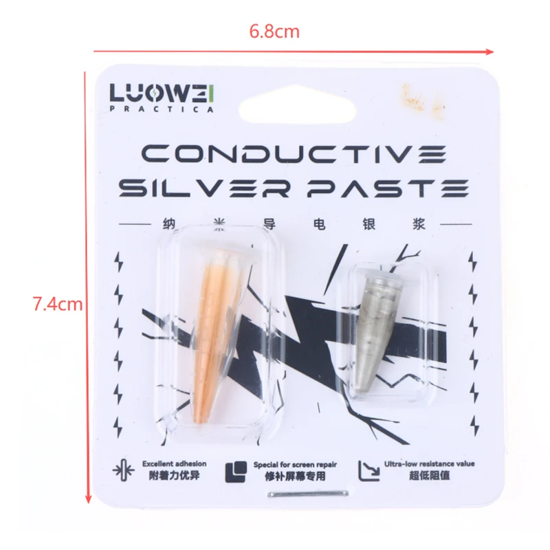 1set LW-327 Nano Conductive Silver Paste Mobile Phone Flexible Screen Circuit Repair Restoration Maintenance Tool