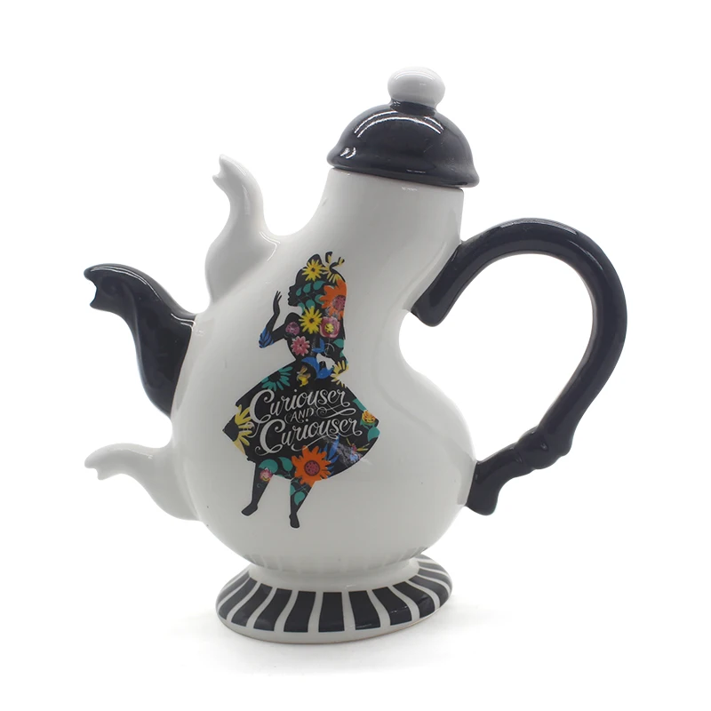 

Custom Ceramic Tea Pots Unique Design Princess Theme For Decoration Gift