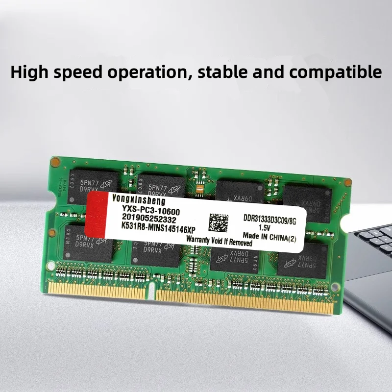 10개 세트 DDR3 DDR3L RAM 4GB 8GB 1600MHZ 1333MHZ 노트북 노트북 PC3 12800S 10600S 메모리 도매