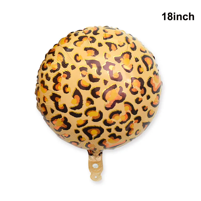 Leopard  Party Supplies Leopard Balloons Happy Birthday Banner Safari Party Leopard Print Balloons Jungle Animal Party Decors