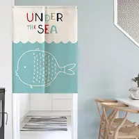 Cartoon Corgi Dog Animals Door Curtain Bedroom Kitchen Living Room Noren Entrance Decor Partition Split Curtain Doorway Curtain 2