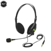3.5mm Noise Cancelling Wired Headphones Adjustable Earphones Business Headset With Microphone For PC /Laptop/Computer 1