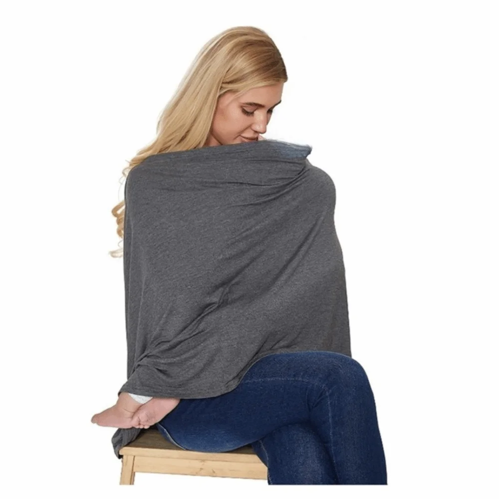 Comfortable Maternal Nursing Covers Soft Button Breastfeeding Blanket Anti-Exposure Cotton Mother's Nursing Towel Outdoor
